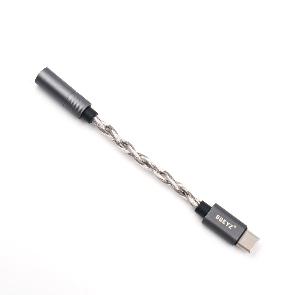 BQEYZ LIN Type-C to 3.5mm/4.4mm HiFi DAC Amp Adapter 32bit 384kHz CX31993