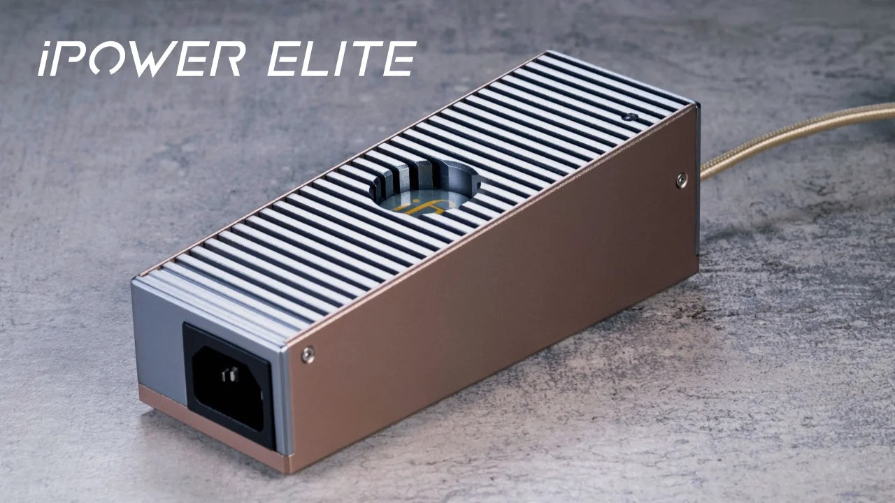 iFi iPower Elite DC Low Noise Power Adapter – Active Noise Cancellation, HiFi Power Supply for DAC & Headphone Amps