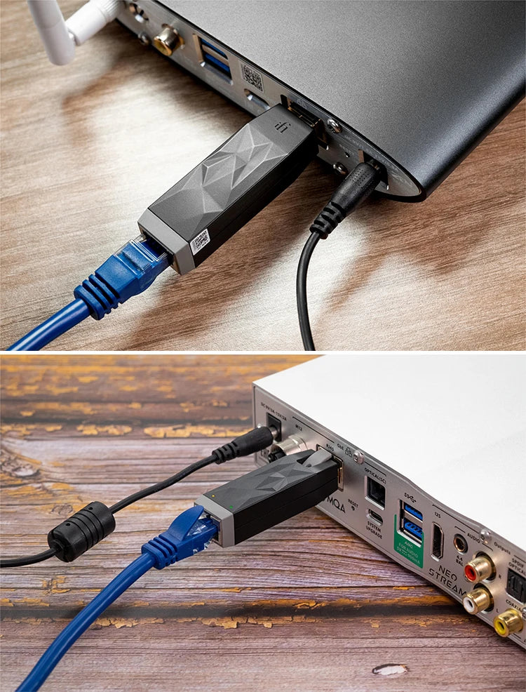 iFi LAN iSilencer Signal Balanced Power Purify Filter Actively Removes Background Noise Signal Jitter SuperSpeed Transmission