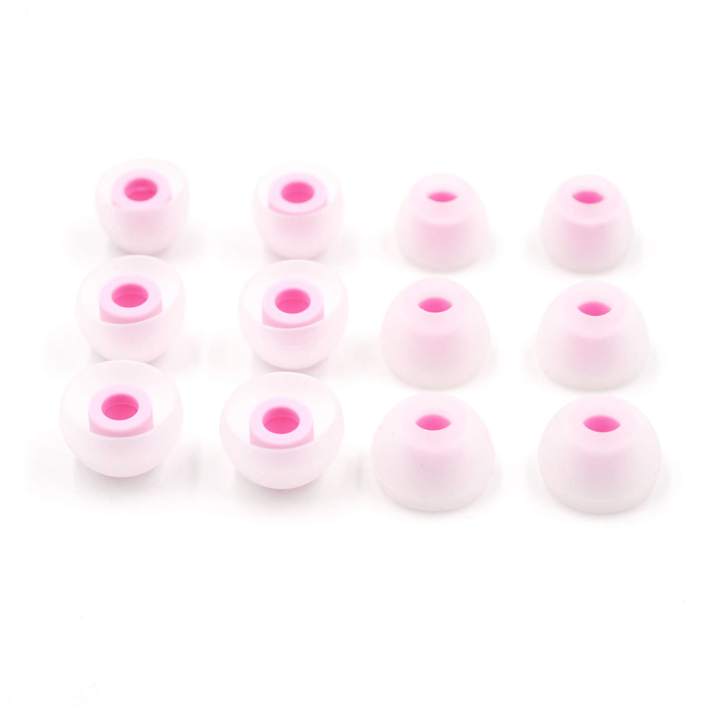 BQEYZ Pink Eartips | Soft Silicone In-Ear Tips Replacement for IEMs