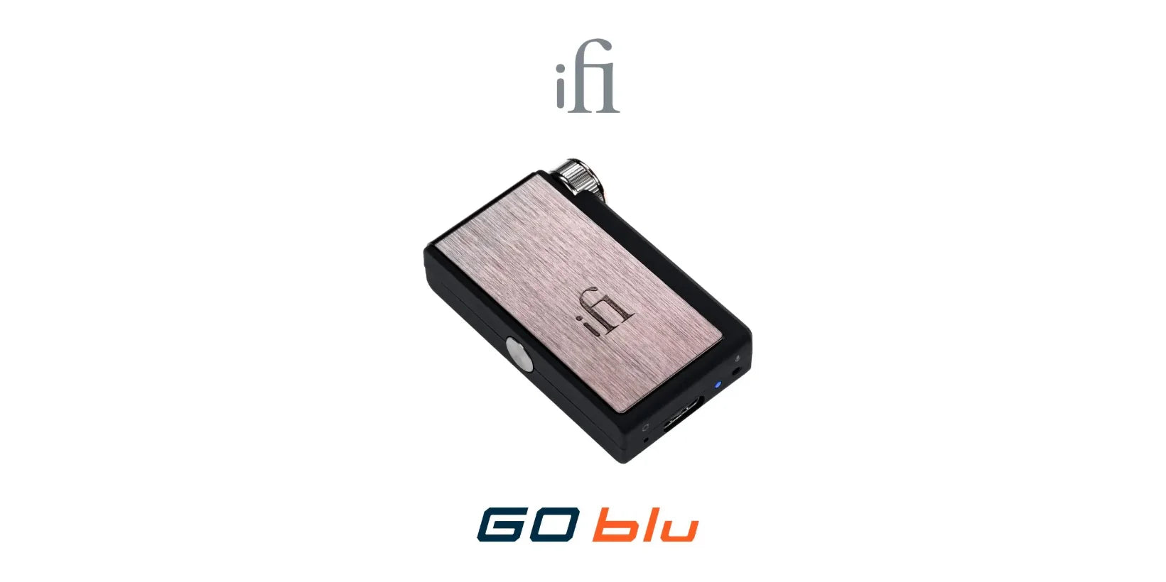 iFi Go Blu Portable Bluetooth DAC/Amp - aptX Adaptive Hi-Fi Headphone Amplifier