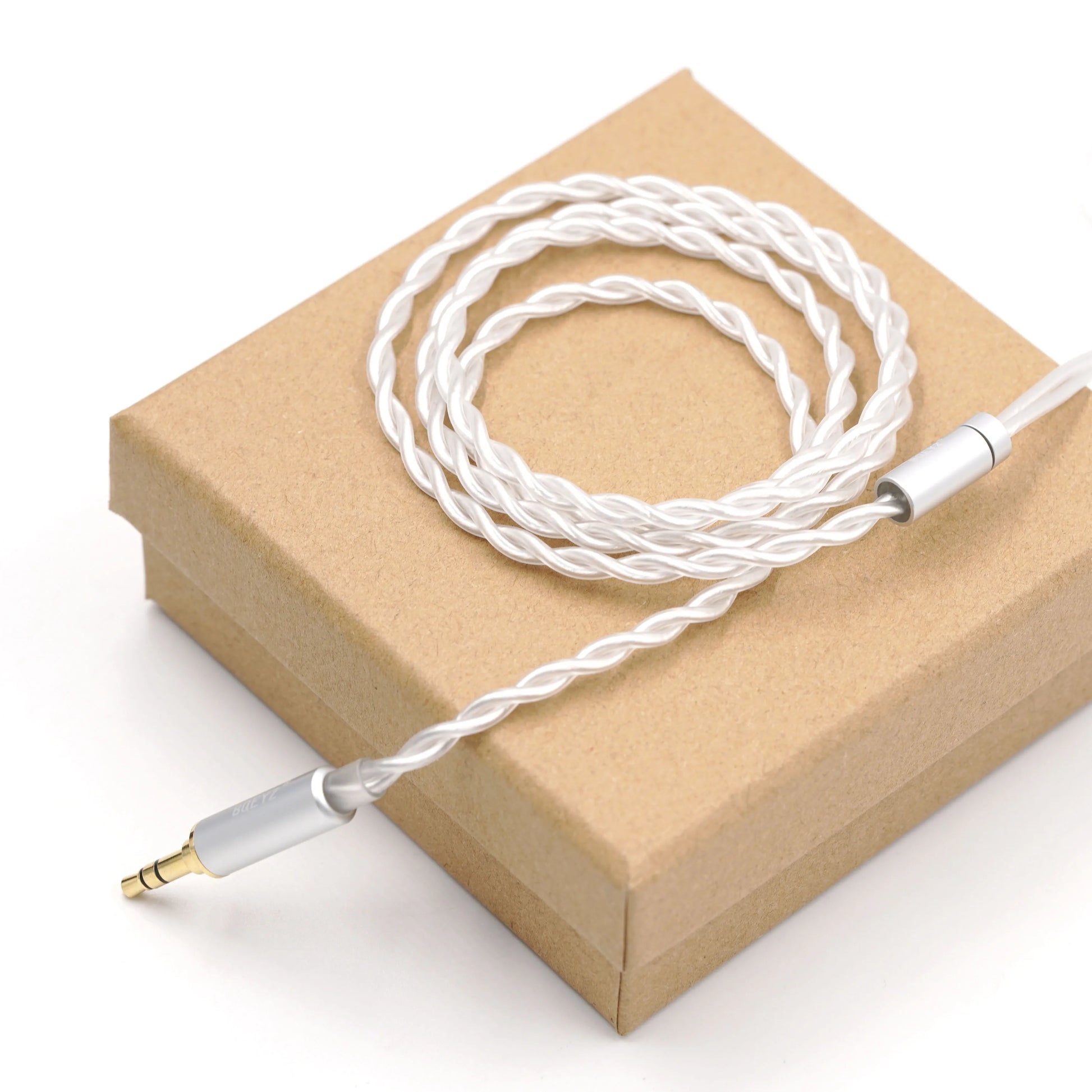 BQEYZ Cloud Silver-Plated Single Crystal Copper IEM Standard Cable