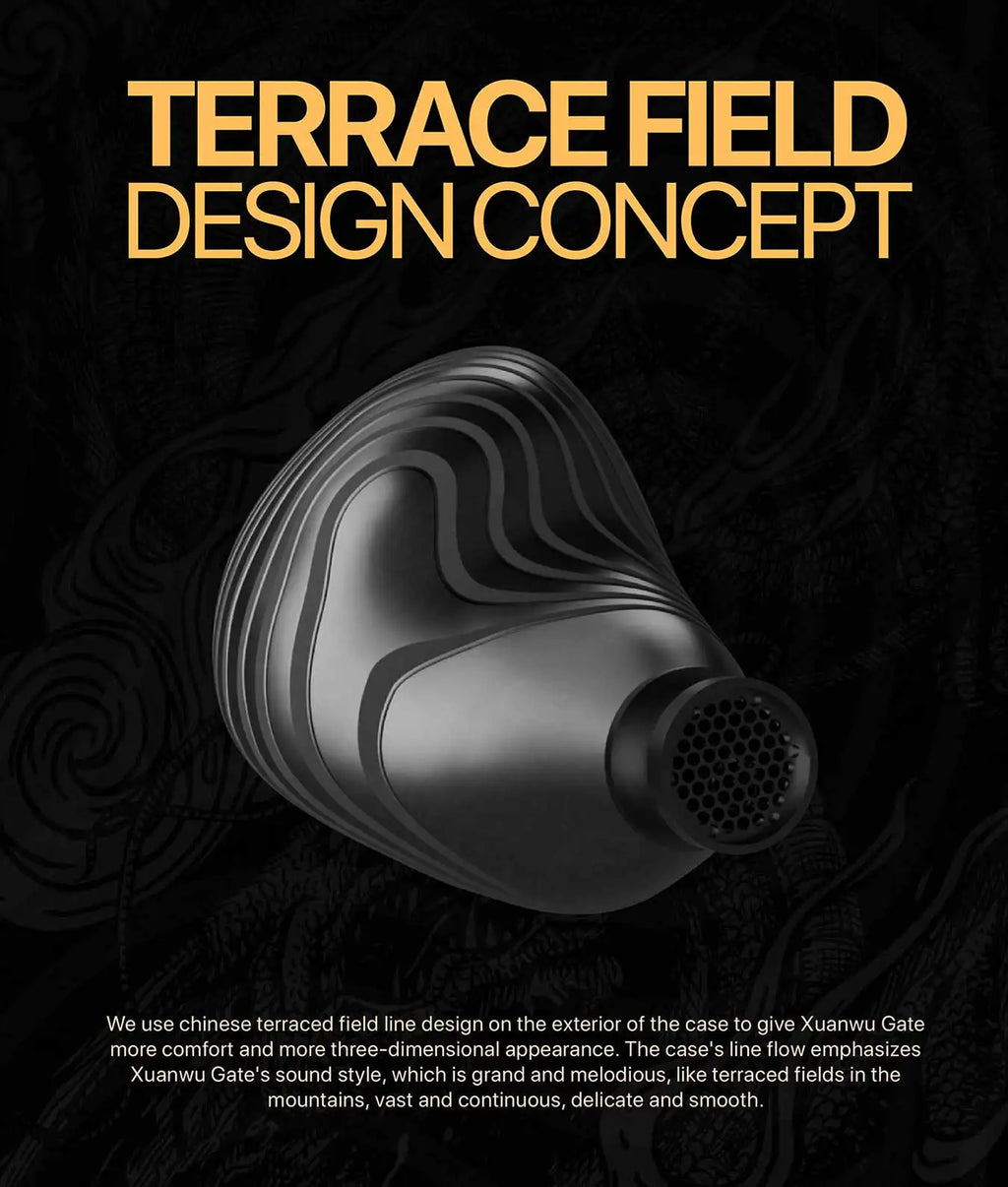 TANGZU XuanWu Gate IEM – 1DD+4BA+2EST Hybrid HiFi Earphones