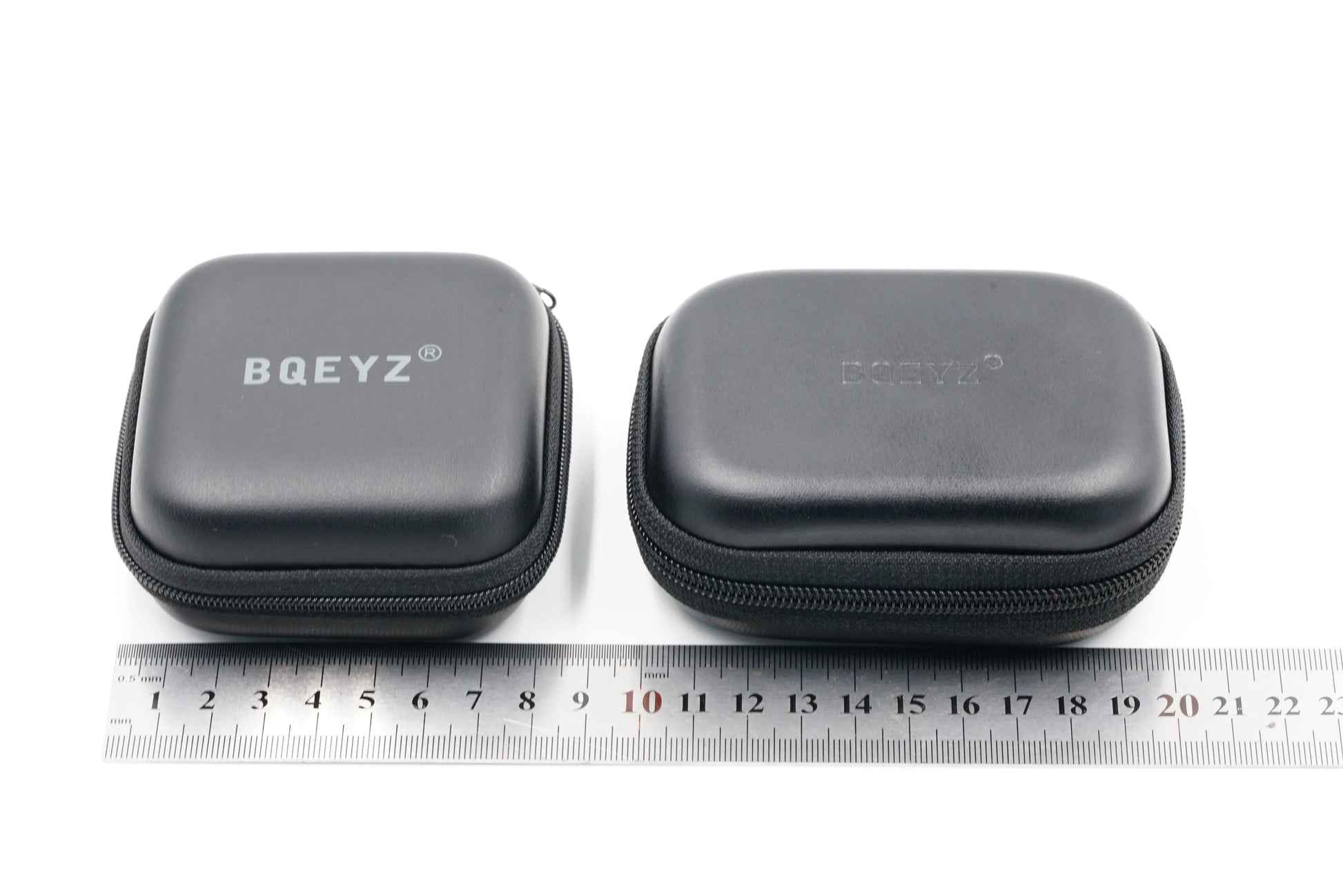 BQEYZ Earphone Cable Case – Portable PU Leather Storage Pouch