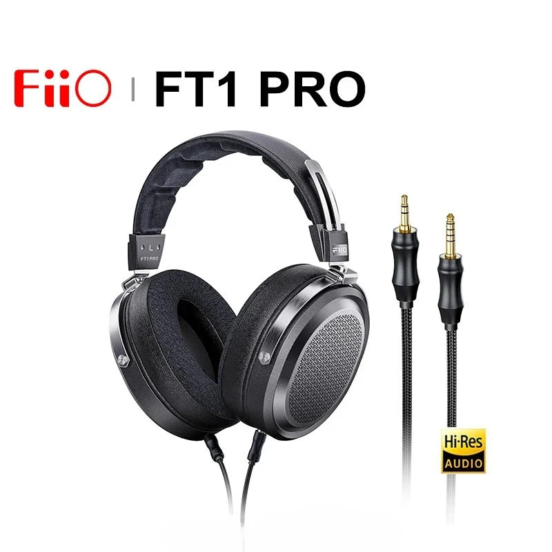 FiiO FT1 Pro Open-Back Planar Magnetic Hi-Fi Headphones - Wired, High Sensitivity for Home, Studio & Recording