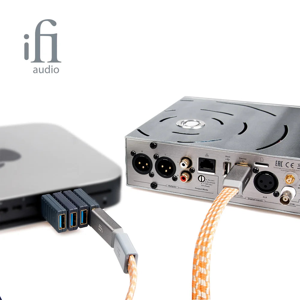 iFi Mercury 3.0 USB Audio Cable – HiFi Signal & Power Transmission, EMI/RFI Noise Shielding