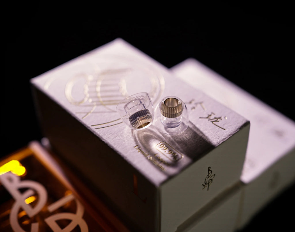 BGVP Exquisite Silicone Earphone Eartips - Oxygen-Free Copper Liquid, Skin-Friendly Headphone Accessories
