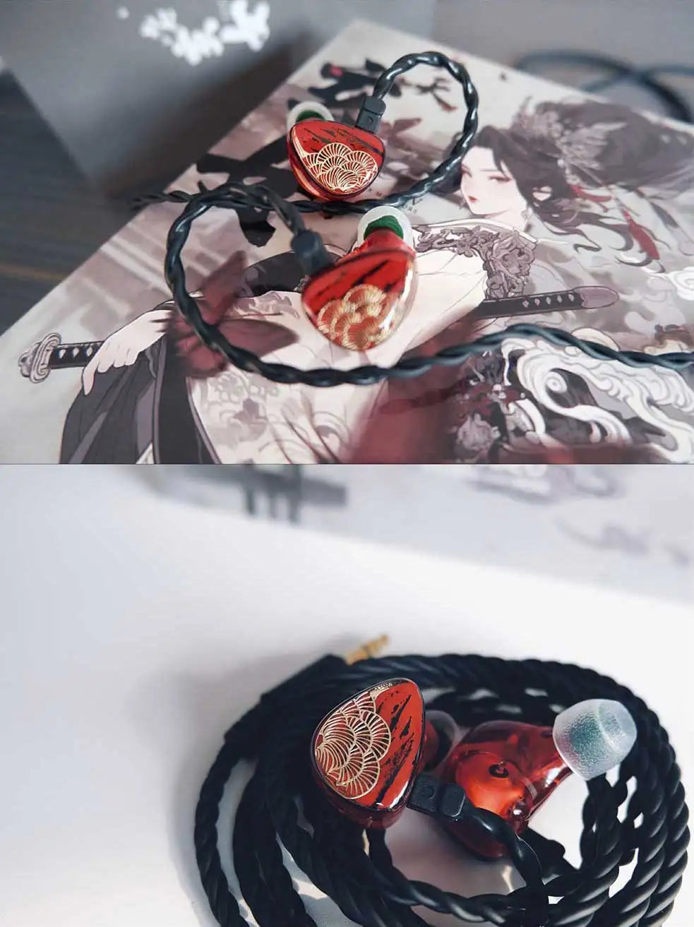 TANGZU Xuan Nv IEM – Dual Dynamic HiFi In-Ear Monitors with 2Pin Cable