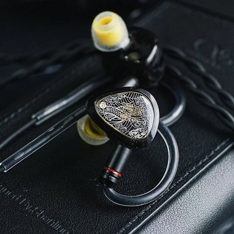 TANGZU WANER SG 2 Single Dynamic In-Ear Headphones ,10mm PET Driver, Detachable Cable, Hi-Fi Sound