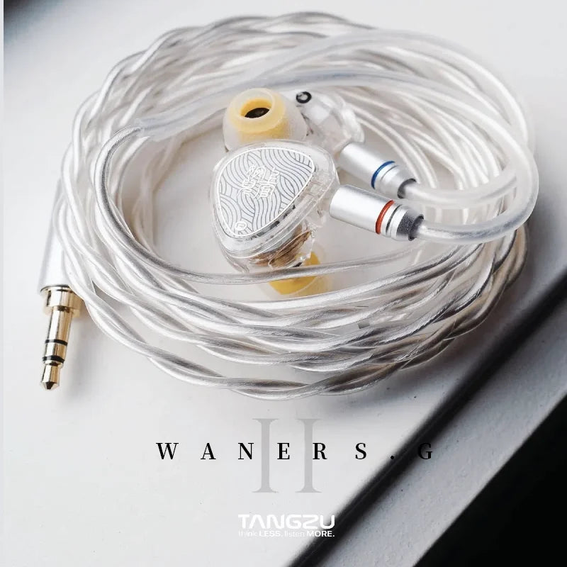 TANGZU WANER SG 2 Single Dynamic In-Ear Headphones ,10mm PET Driver, Detachable Cable, Hi-Fi Sound