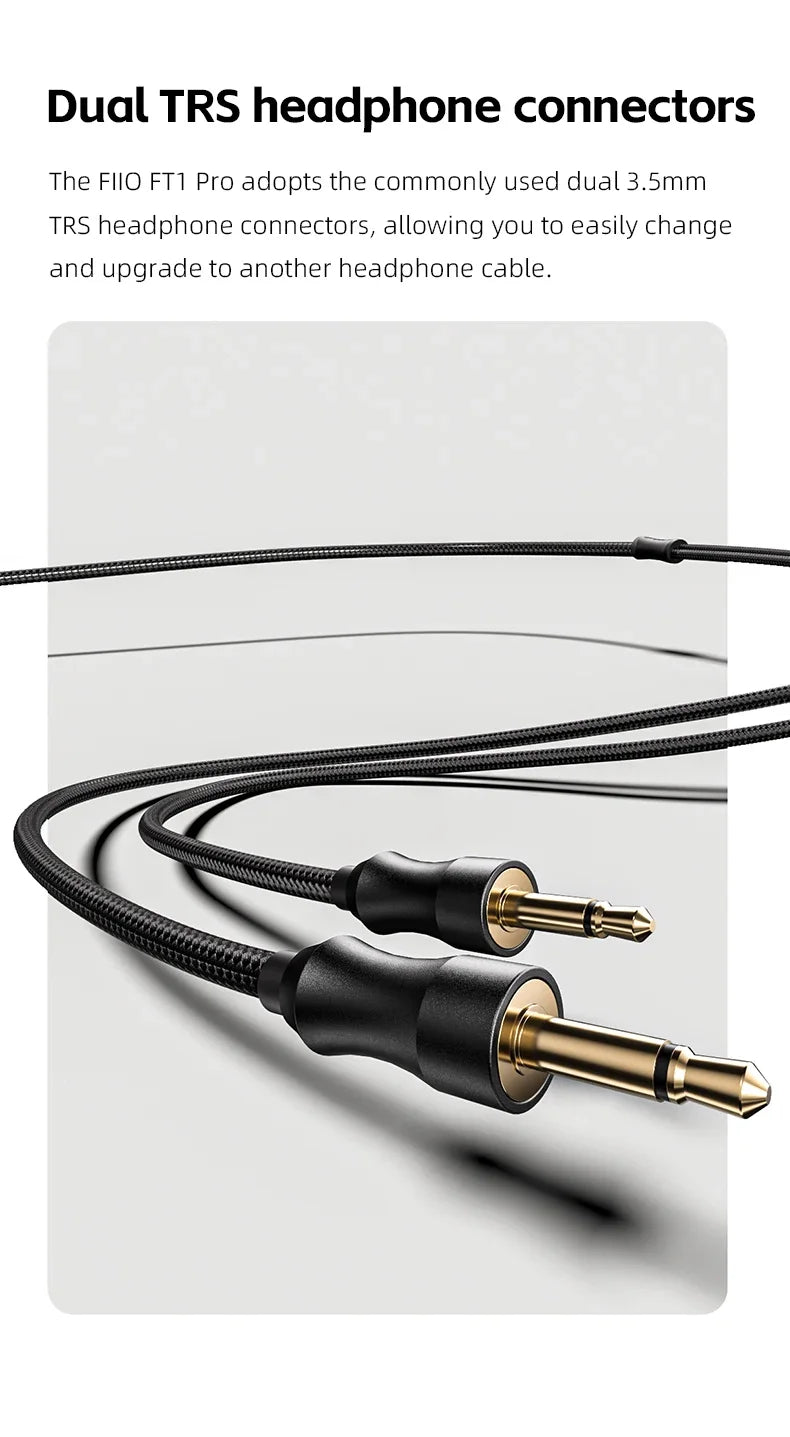 FiiO FT1 Pro Open-Back Planar Magnetic Hi-Fi Headphones - Wired, High Sensitivity for Home, Studio & Recording