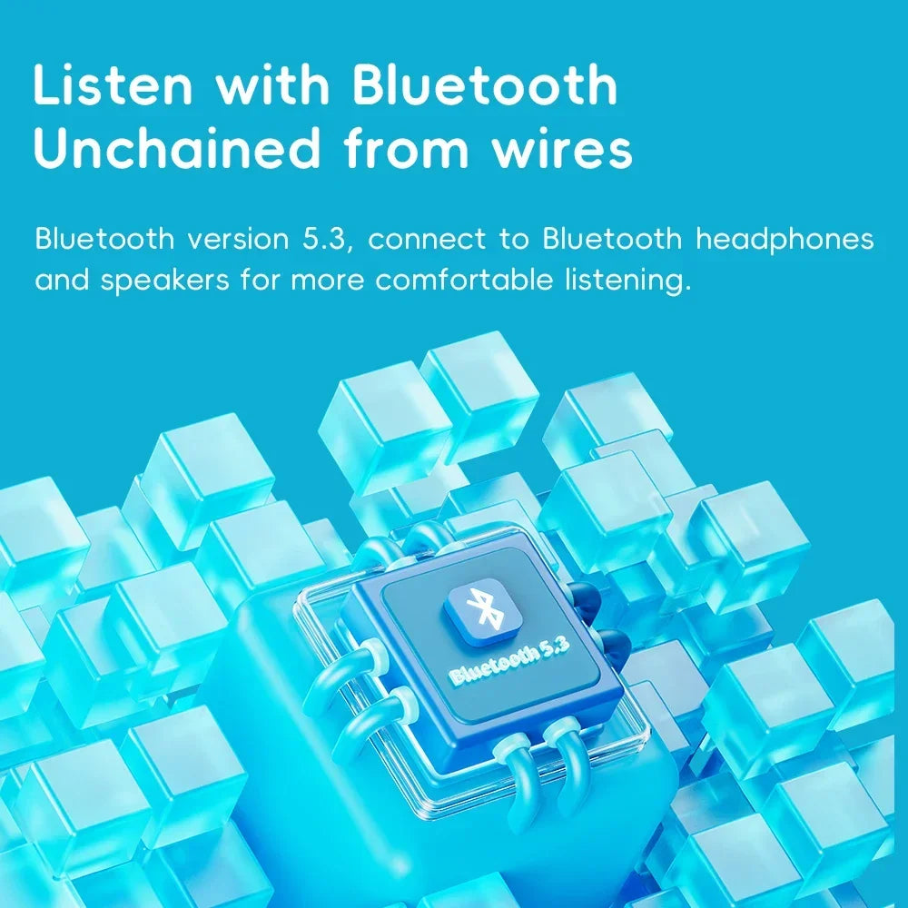 FiiO SnowSky Echo Mini HiFi Bluetooth MP3 Player - 15H Playback, 3.5mm & 4.4mm Headphone Outputs