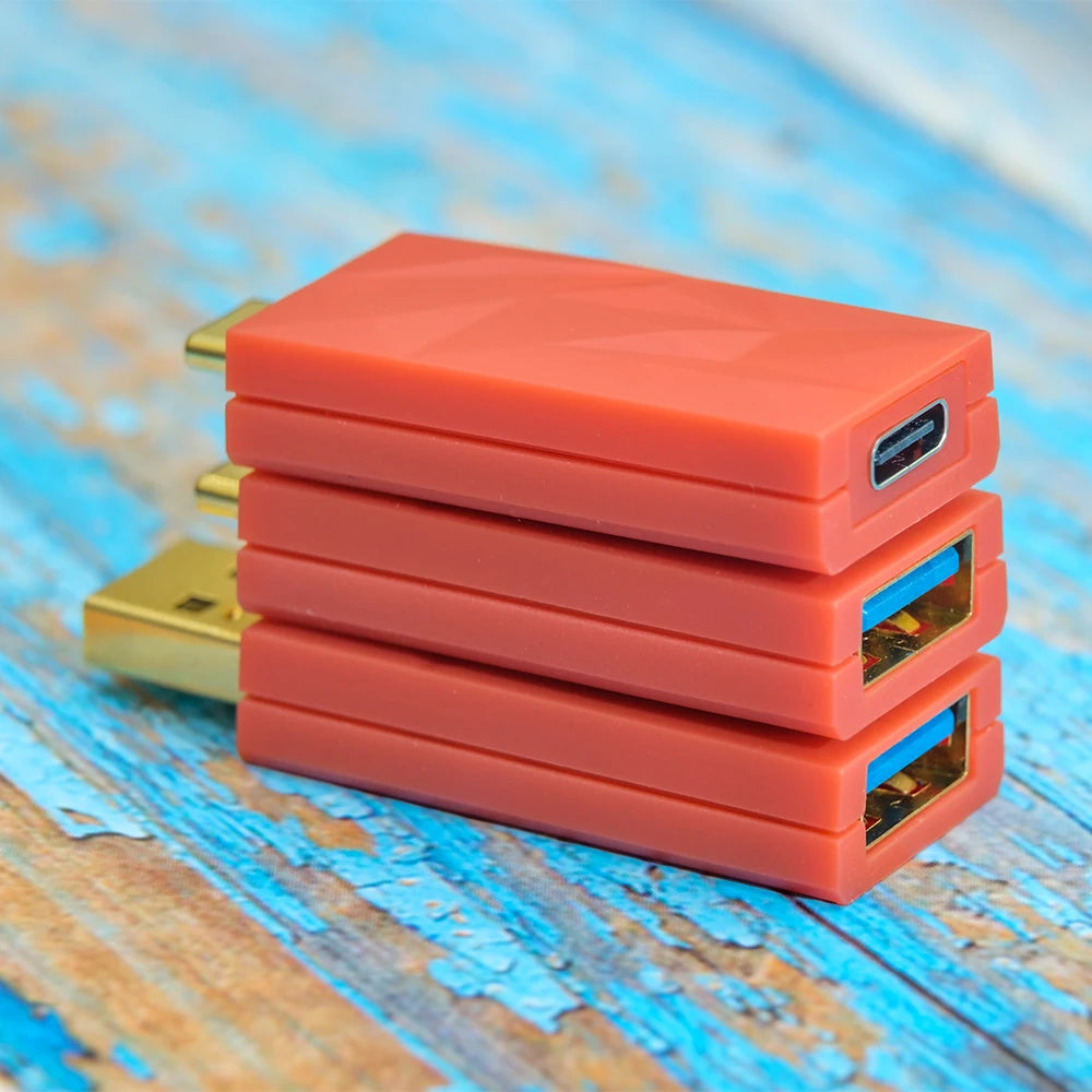 iFi iDefender+ USB Power Isolator – Ground Loop Noise Reduction, HiFi Audio, High-Speed USB 3.0