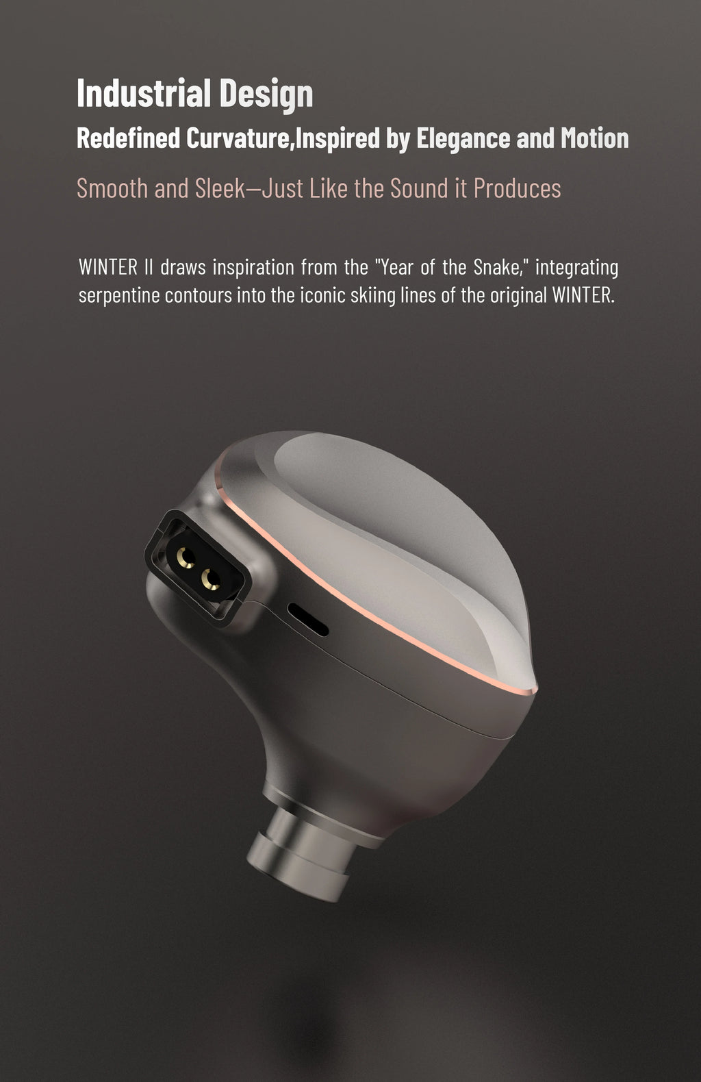 BQEYZ Winter 2 IEM HiFi Wired Earphones - Gaming Earbuds with 3.5mm/4.4mm Copper Cable