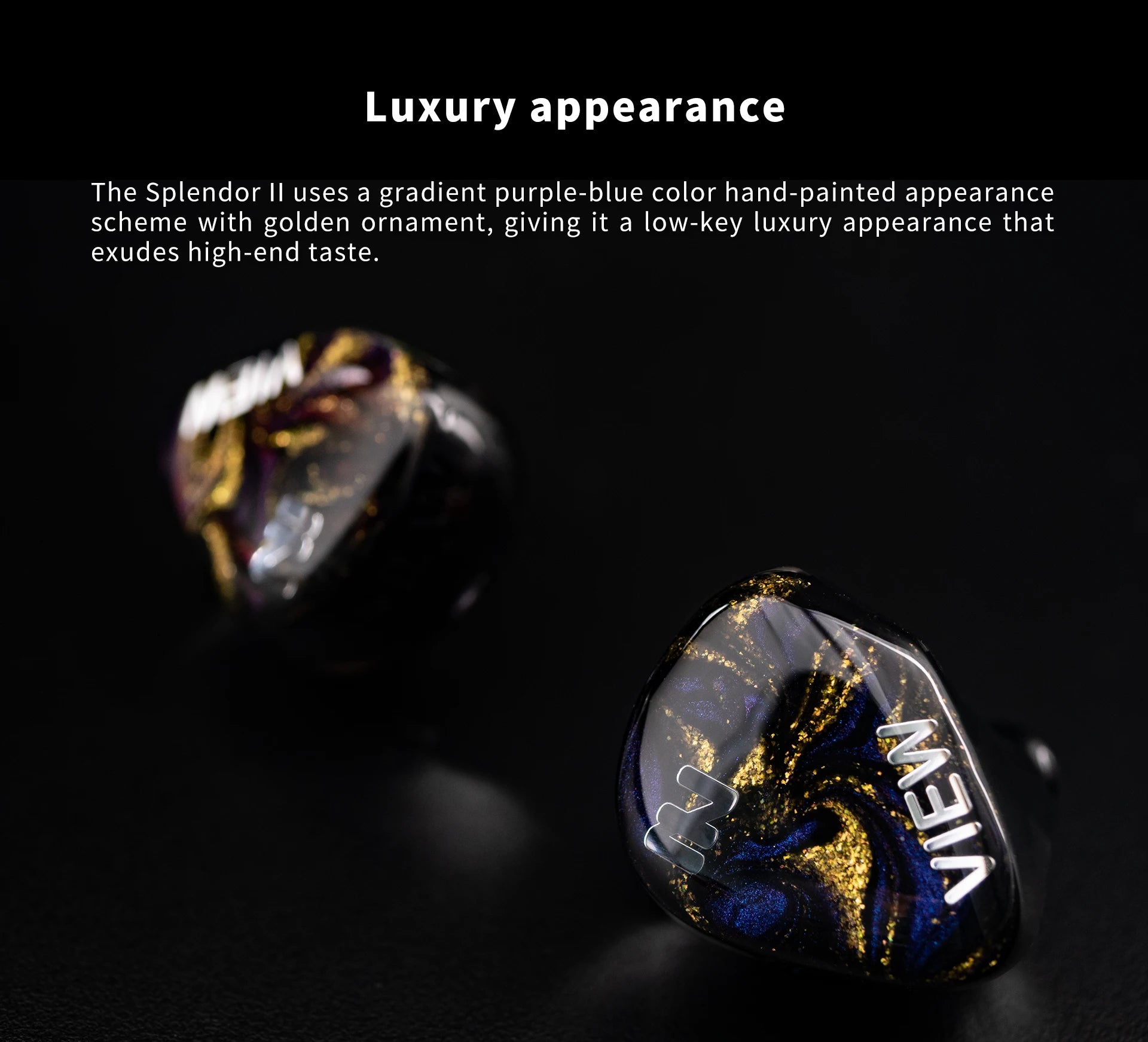 INTUAURA Splendor II IEM – 1DD HiFi In-Ear Monitor with Copper Cable