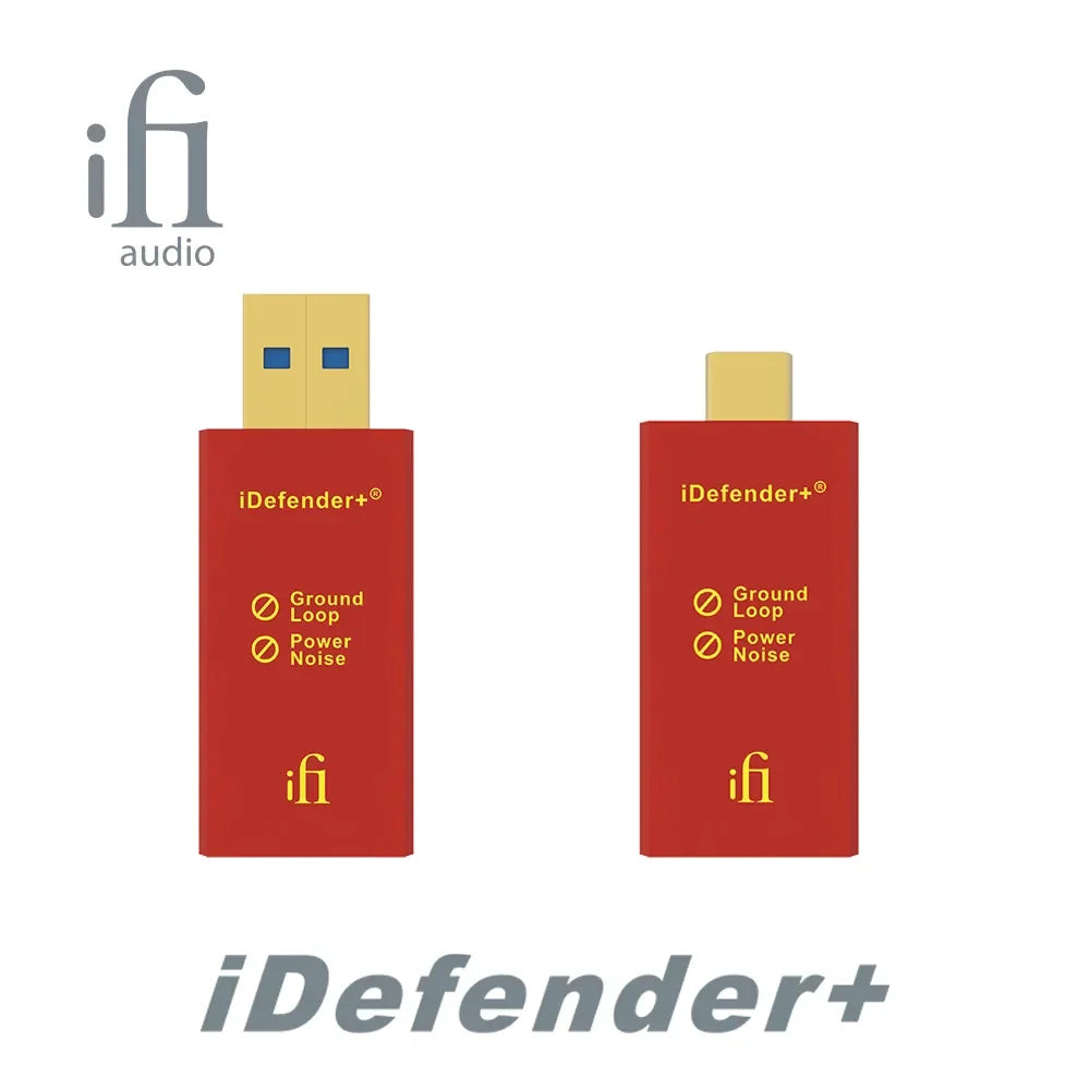 iFi iDefender+ USB Power Isolator – Ground Loop Noise Reduction, HiFi Audio, High-Speed USB 3.0