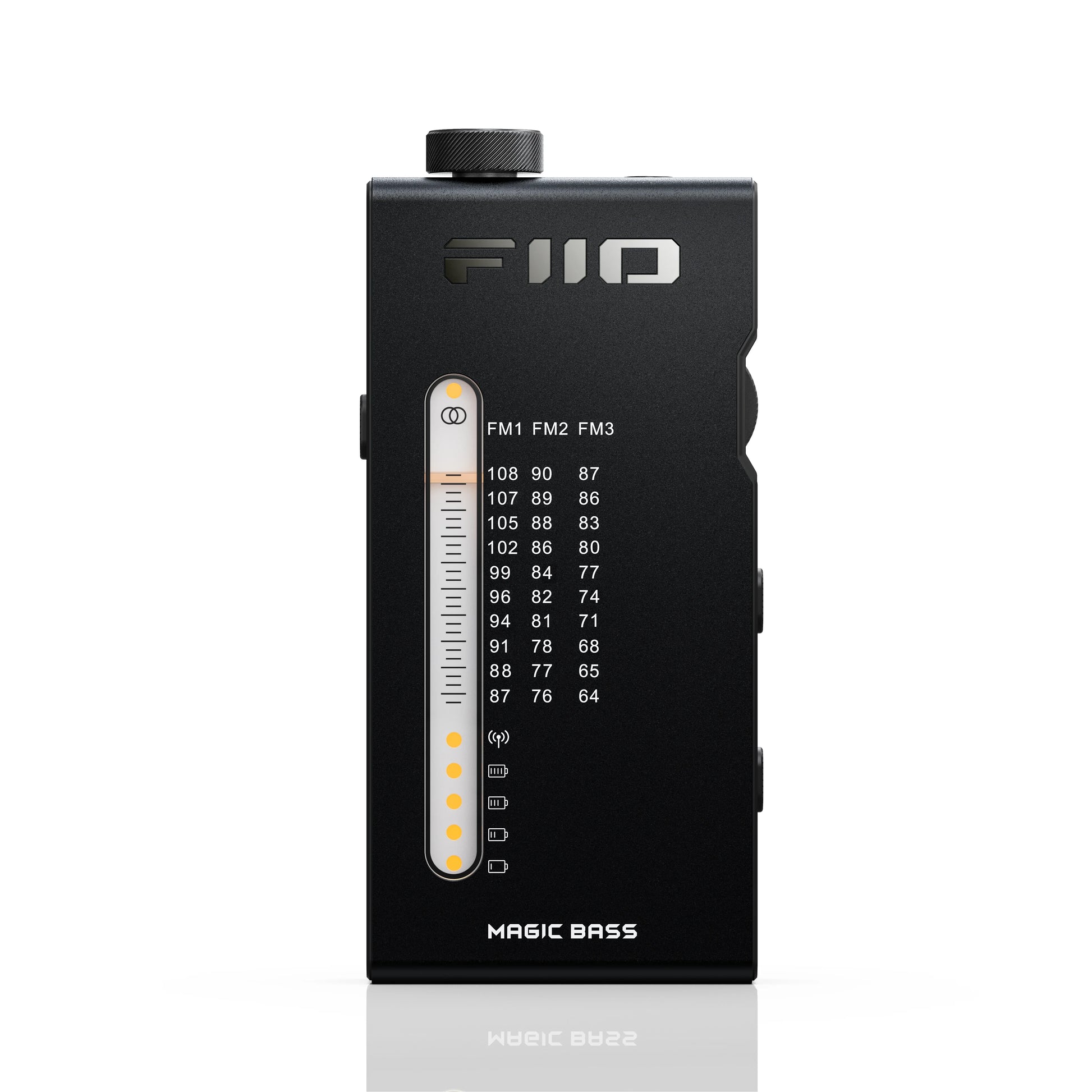 FiiO RR11 Portable HiFi FM Radio Receiver - Analog PVR Tuning, Enhanced Bass, 3D Surround Sound, 64-108MHz Coverage