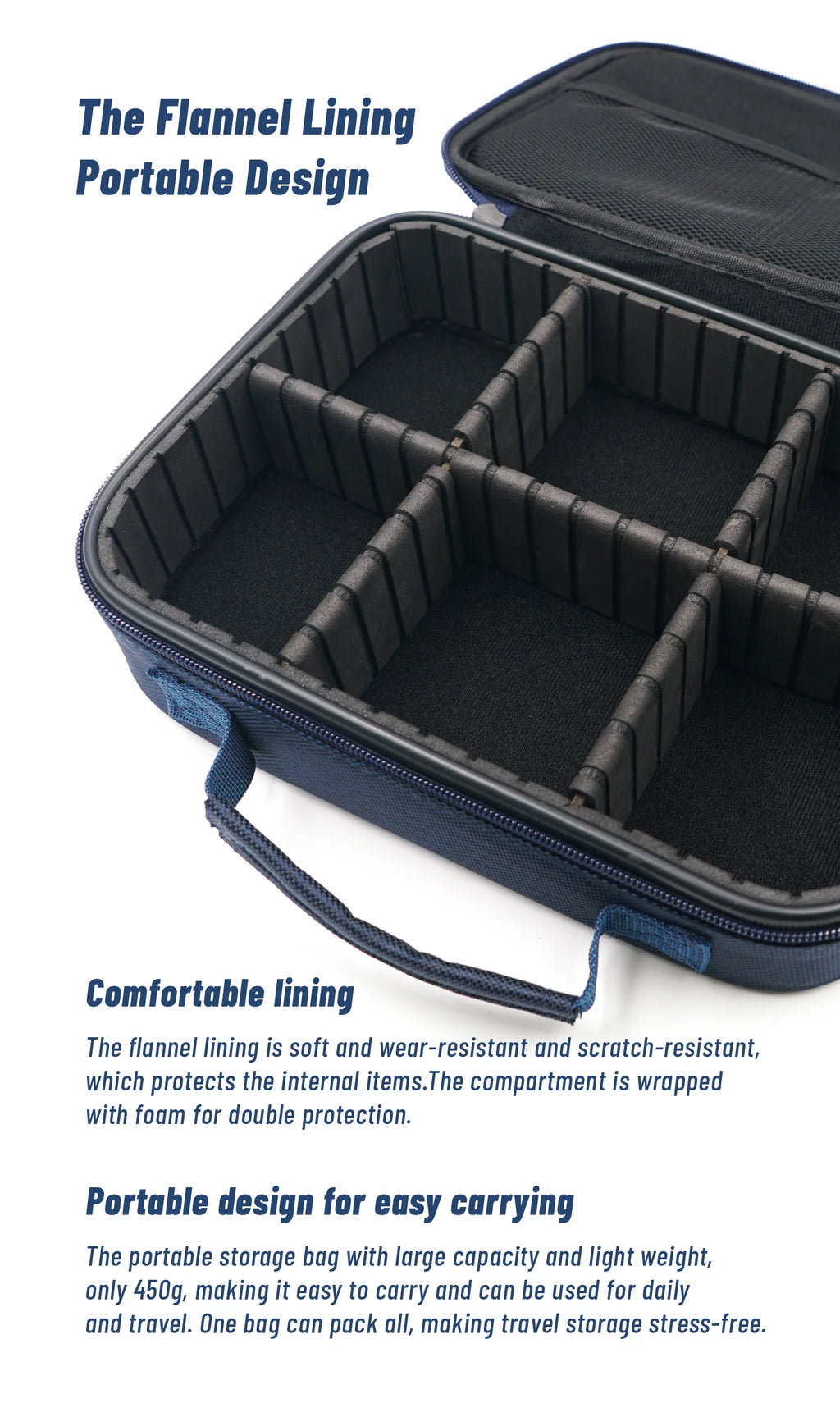 BQEYZ Large Capacity Earphone Storage Bag Portable Travel Case