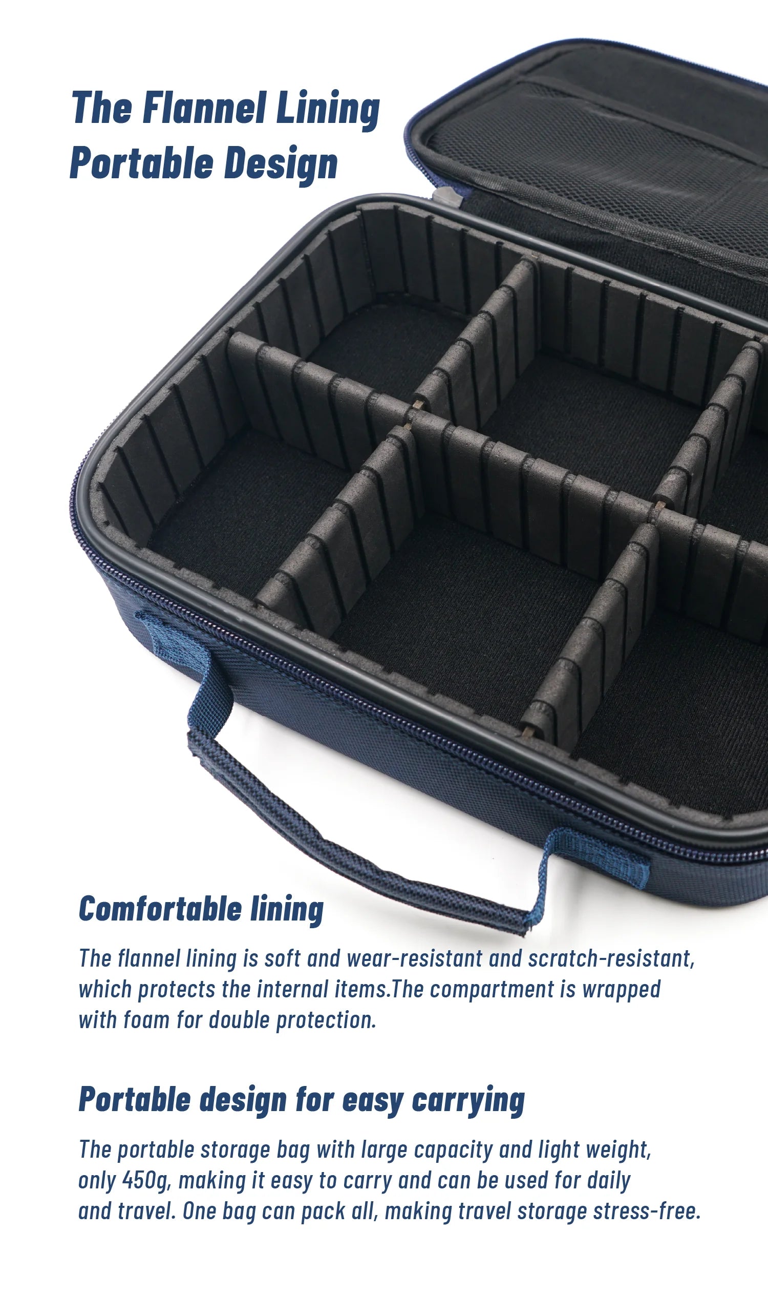 BQEYZ Earphone Carry Case – Large Capacity Travel Storage Bag