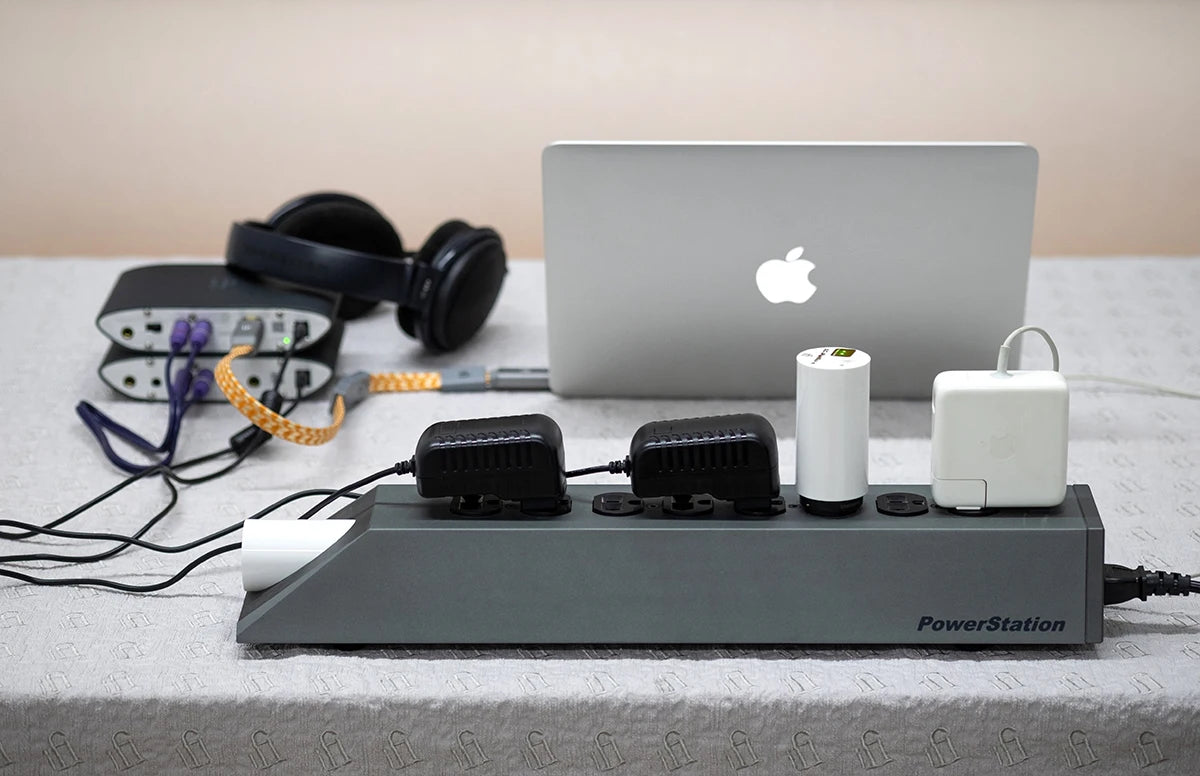 iFi Power Station Purified Power Strip – Intelligent Surge Protection, Isolated Noise Reduction, HiFi Power Management