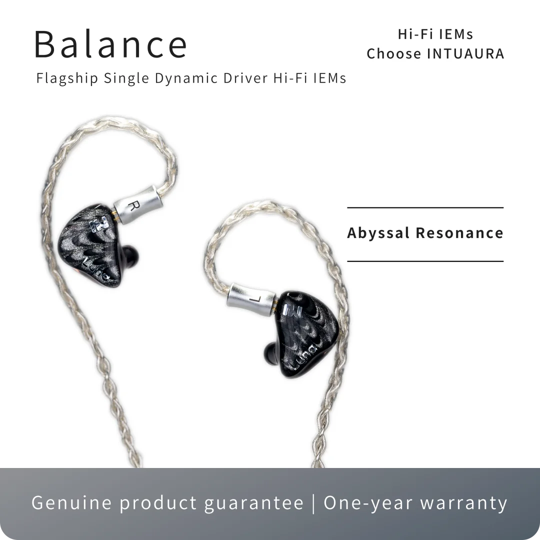 Pre-order INTUAURA Balance IEM – HiFi Earphones with Silver-Plated Cable