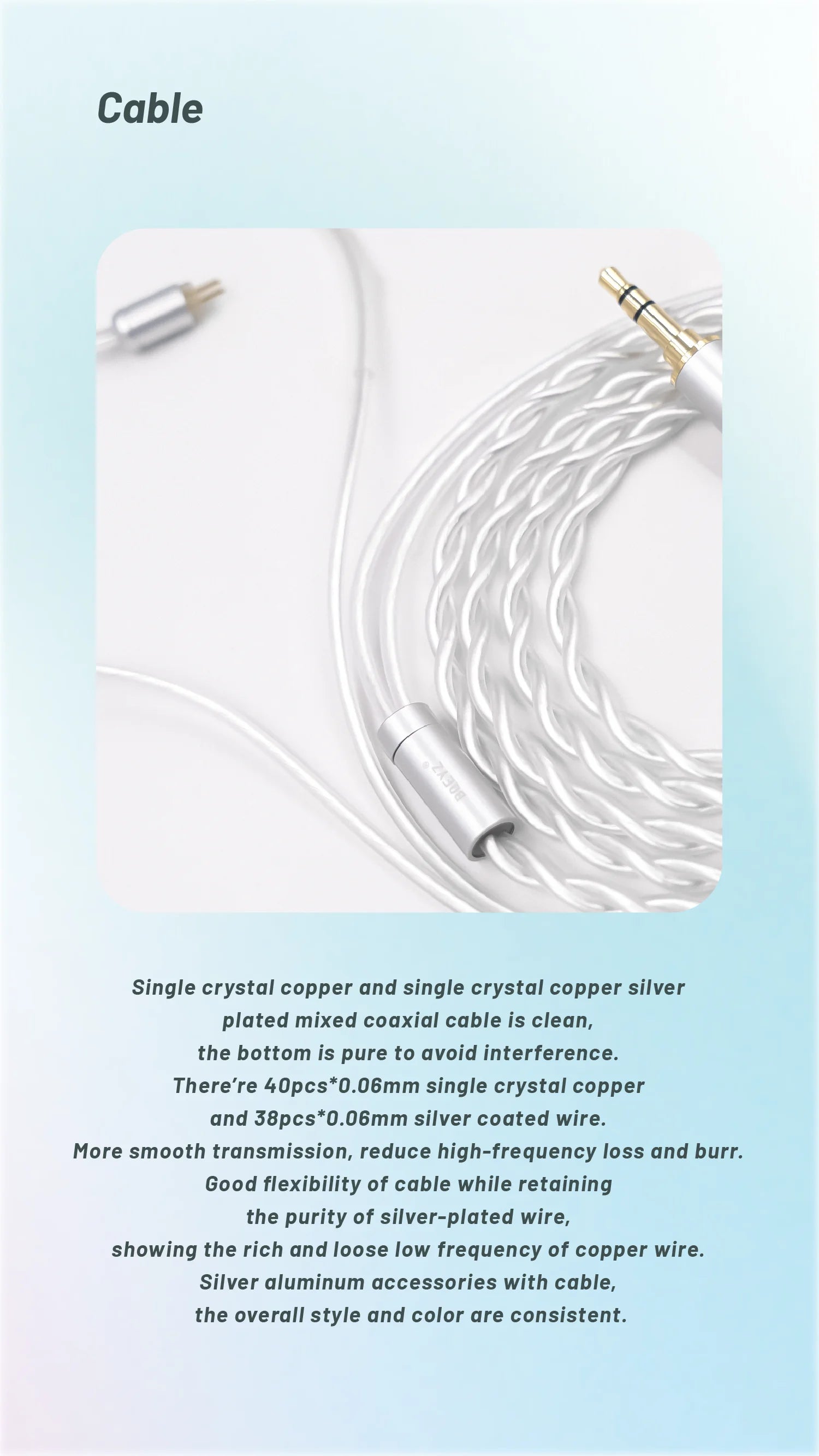 BQEYZ Weather Series Cloud Wired Earbuds HiFi Earphone IEM 10mm Dynamic Driver 6.8mm Passive Driver High Resolution
