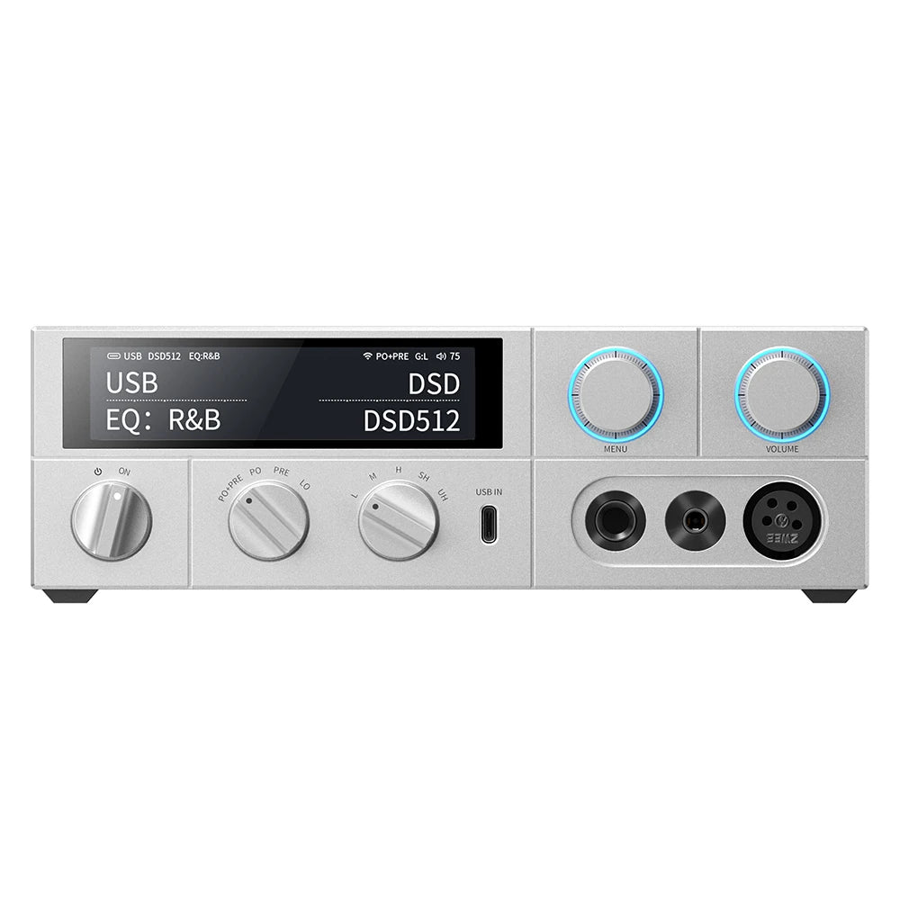 FiiO K15 Desktop DAC AMP Headphone Amplifier Full MQA PEQ Hi-Res Audio dual AK4497S chips DSD512 PCM768 Bluetooth LDAC