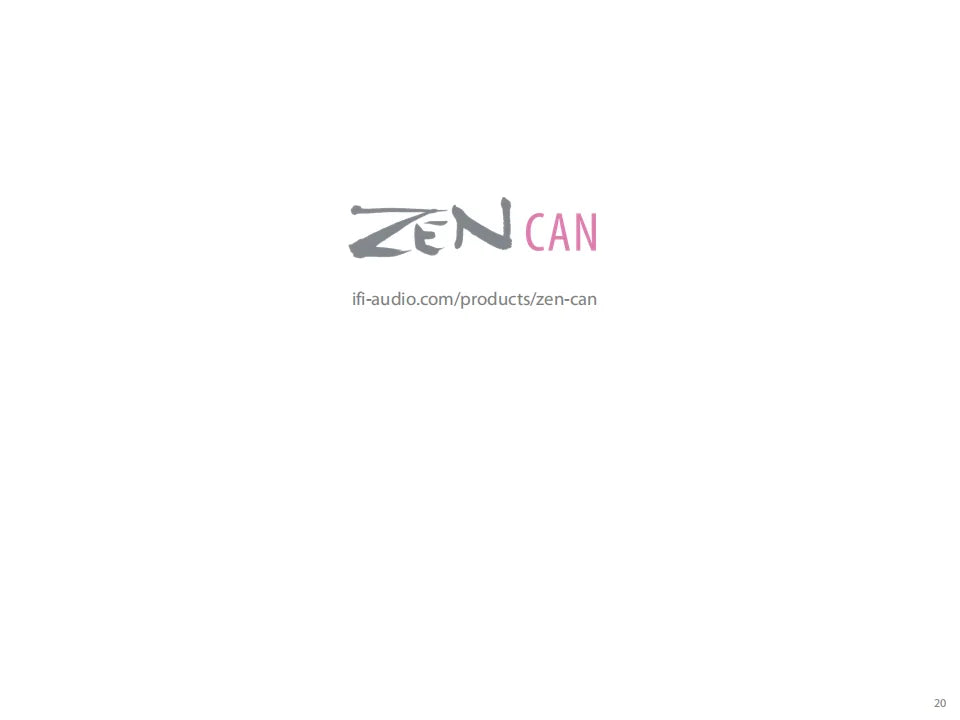iFi ZEN CAN Desktop Balanced Headphone Amplifier – HiFi Audio, XBass Boost, Power Enhancement