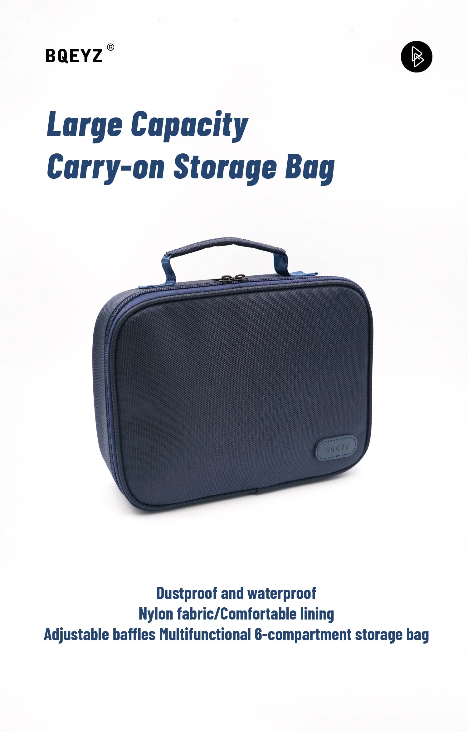 BQEYZ Large Capacity Earphone Storage Bag Portable Travel Case