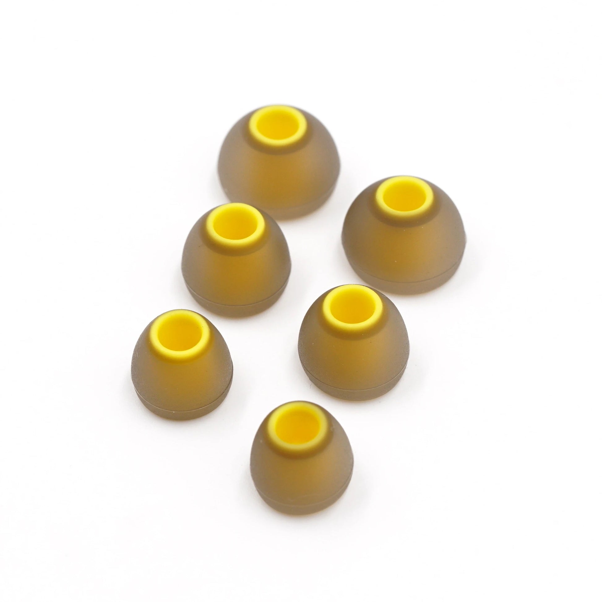 BQEYZ T7 Winter Ultra Eartips – Yellow Silicone Replacement Tips 3/6 Pairs