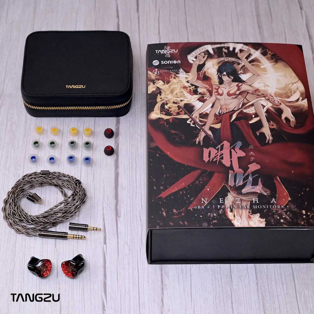TANGZU NEZHA 6BA+1EST Hybrid IEM 0.78mm 3.5+4.4mm Cable