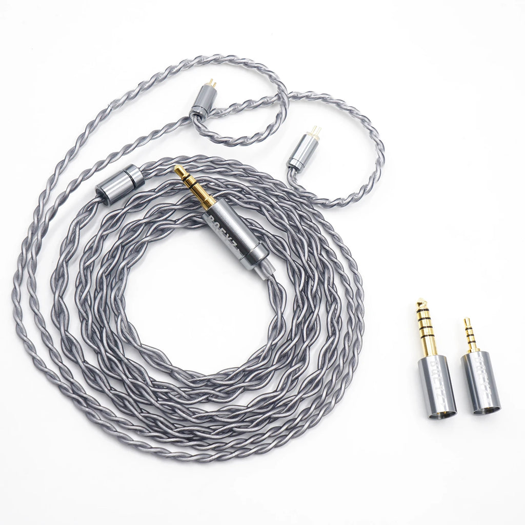 BQEYZ Winter Rime 0.78mm 2-Pin Silver-Plated Copper Detachable IEM Cable