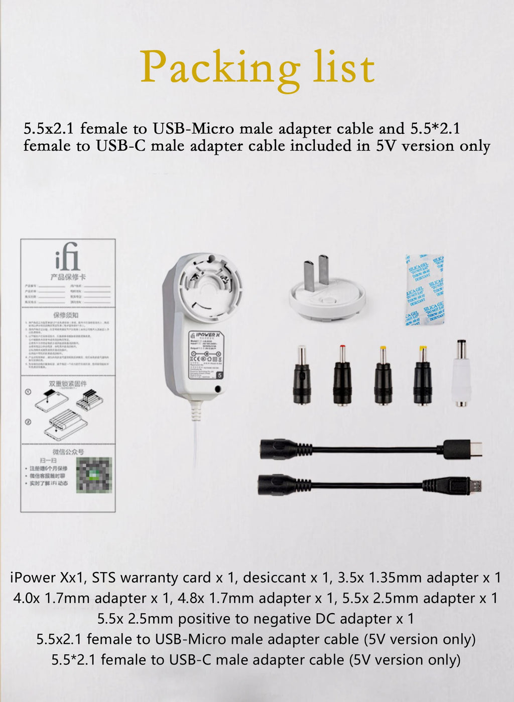 iFi Audio iPower X Ultra-Low Noise Power Supply – Enhanced Silence, Audiophile-Grade Clean Power