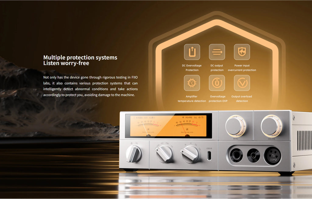 FiiO K15 Desktop DAC AMP Headphone Amplifier Full MQA PEQ Hi-Res Audio dual AK4497S chips DSD512 PCM768 Bluetooth LDAC