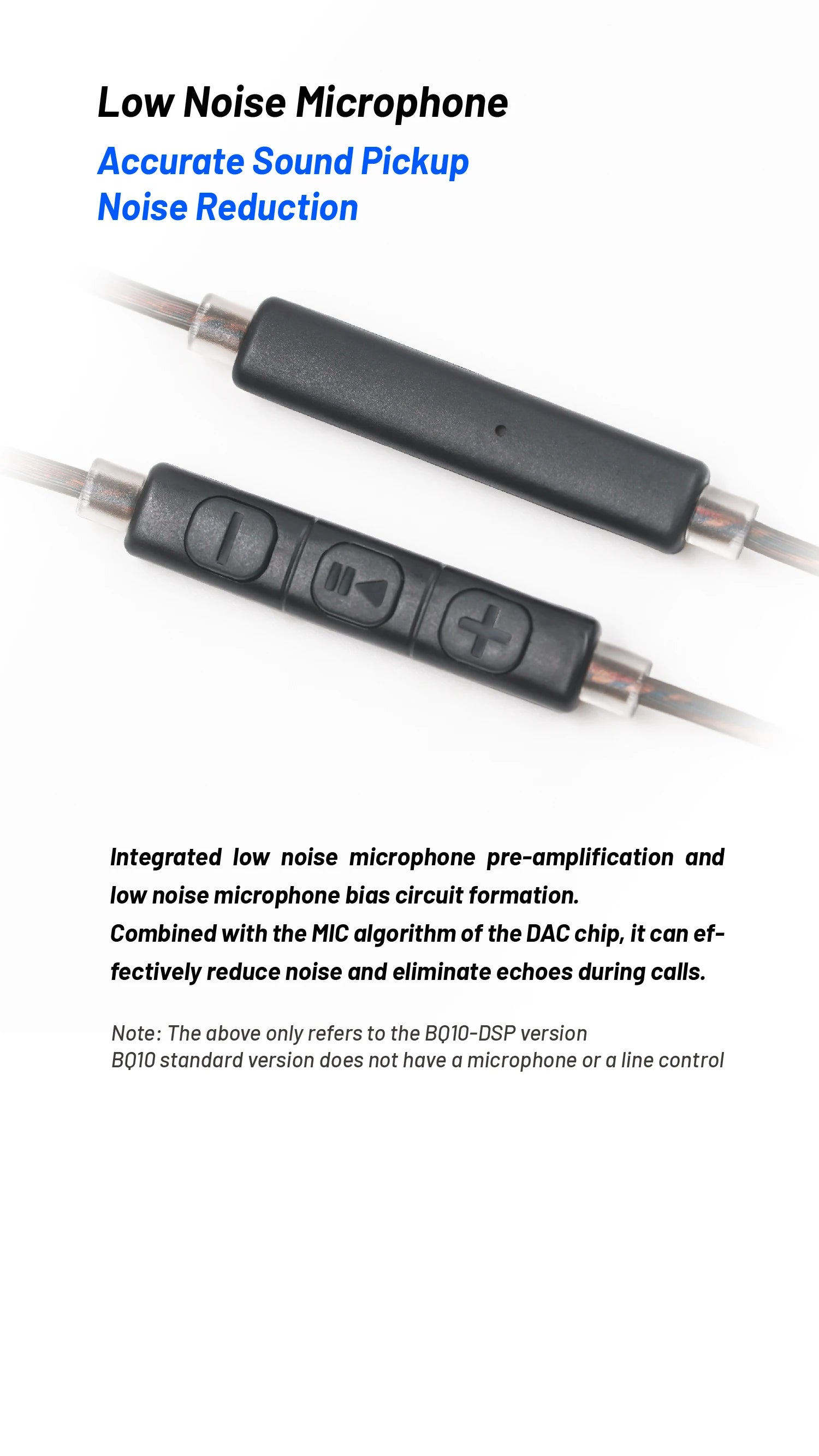 BQEYZ BQ10 12mm Dynamic Driver HiFi IEM Wired Earphones 0.78mm 2-Pin Cable