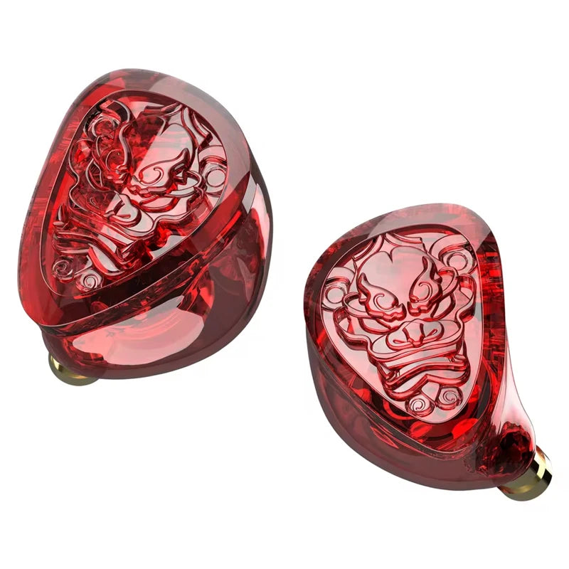 TANGZU Wan’er SG II Red Lion IEM – Bass-Enhanced Single Dynamic Driver Earphones