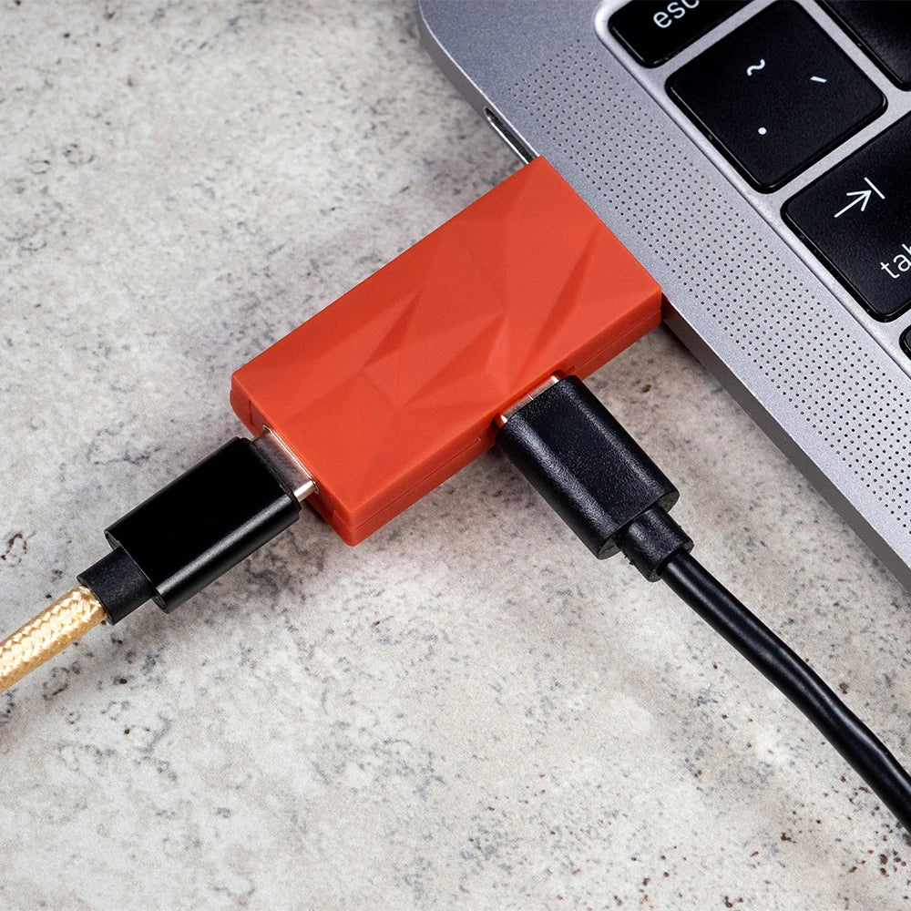 iFi iDefender+ USB Power Isolator – Ground Loop Noise Reduction, HiFi Audio, High-Speed USB 3.0