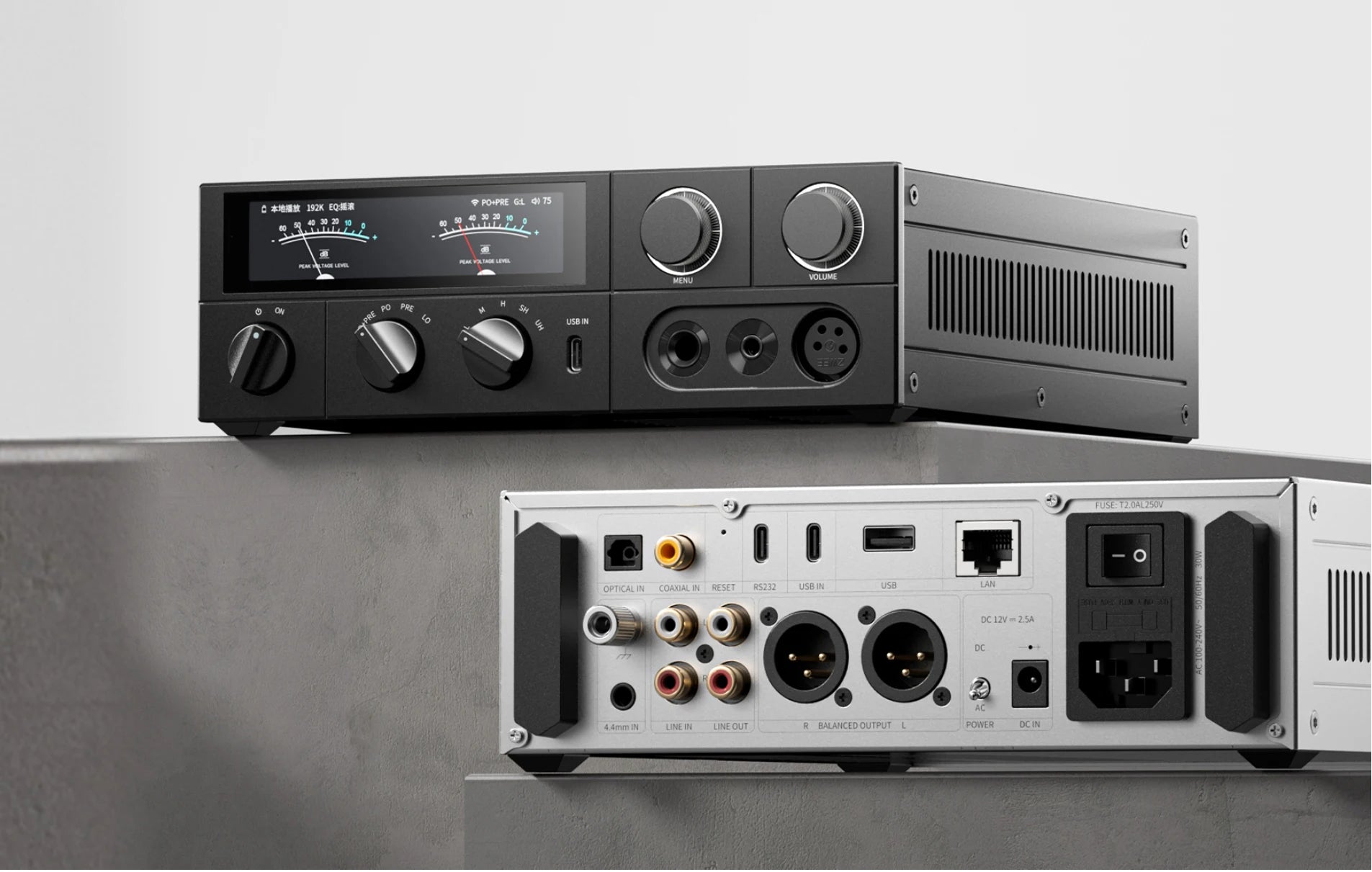 FiiO K15 Desktop DAC AMP Headphone Amplifier Full MQA PEQ Hi-Res Audio dual AK4497S chips DSD512 PCM768 Bluetooth LDAC