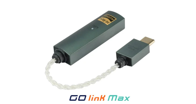 iFi GO link Max Portable USB Balanced DAC & Headphone Amplifier – Low Distortion, Enhanced Dynamic Range