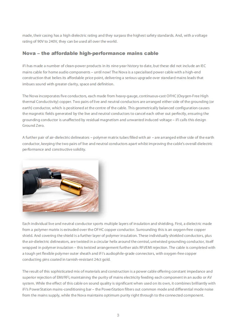 iFi GND Defender Intelligent Grounding Controller – Ground Loop Noise Reduction & EMI Shielding Power Plug