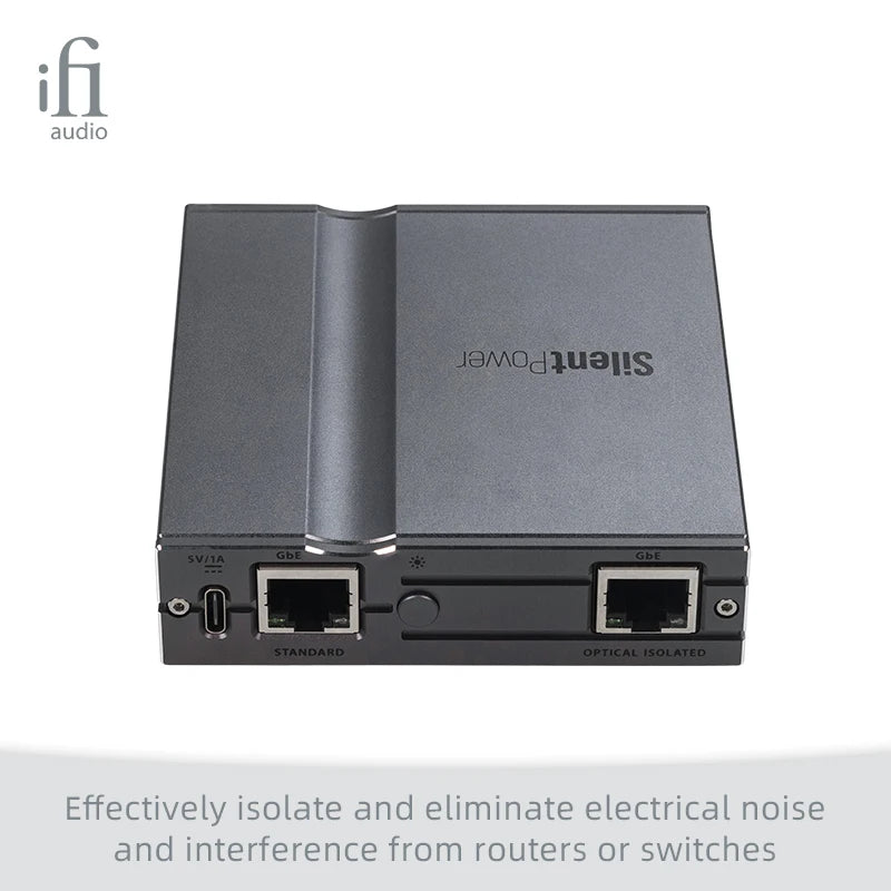 iFi LAN iPURIFIER PRO - Optical Ethernet Noise Filter