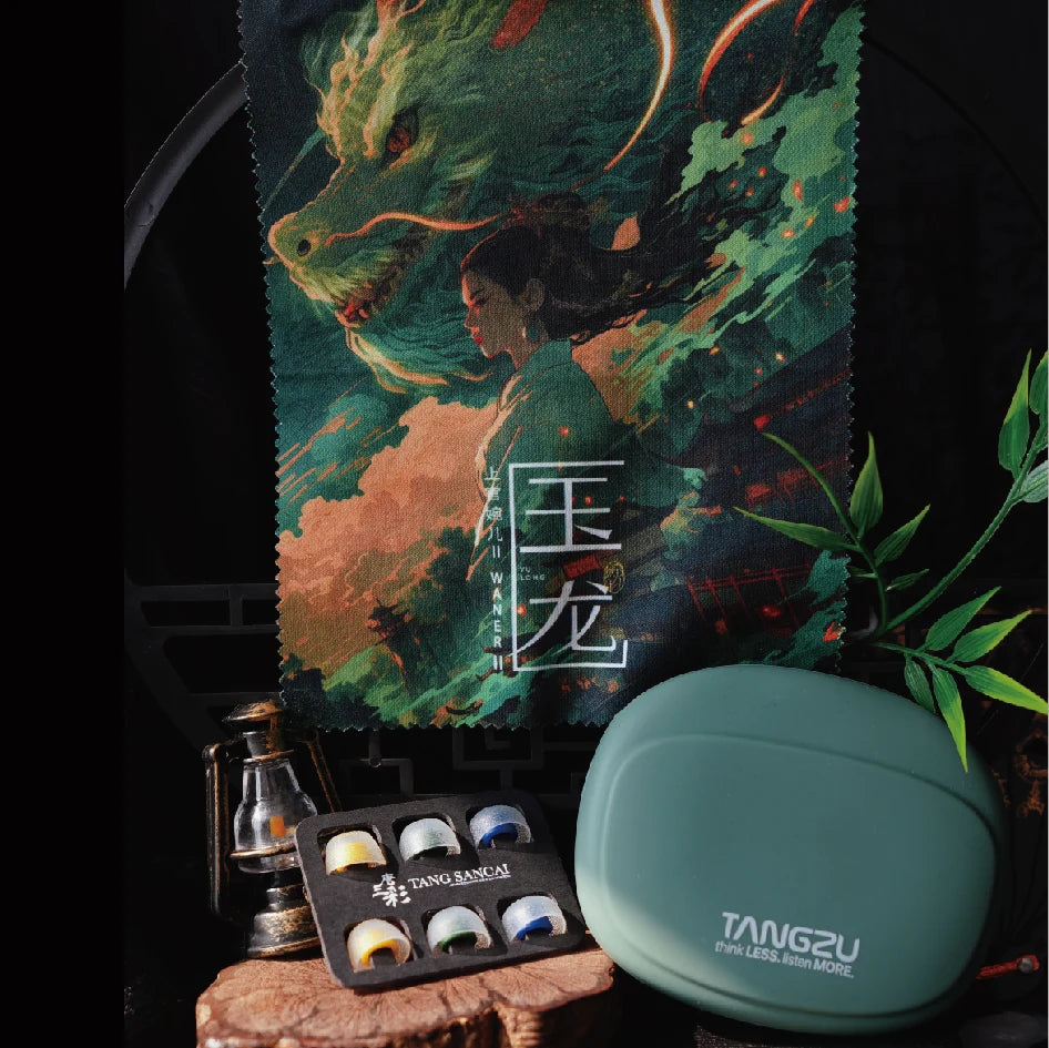 TANGZU Waner 2 Jade Dragon Edition IEM – 10mm PET Dynamic Driver In-Ear Earphones