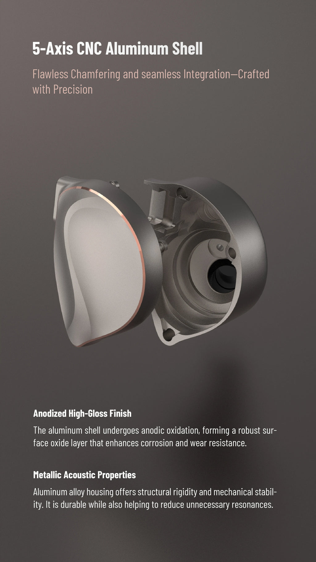 BQEYZ Winter 2 IEM HiFi Wired Earphones - Gaming Earbuds with 3.5mm/4.4mm Copper Cable