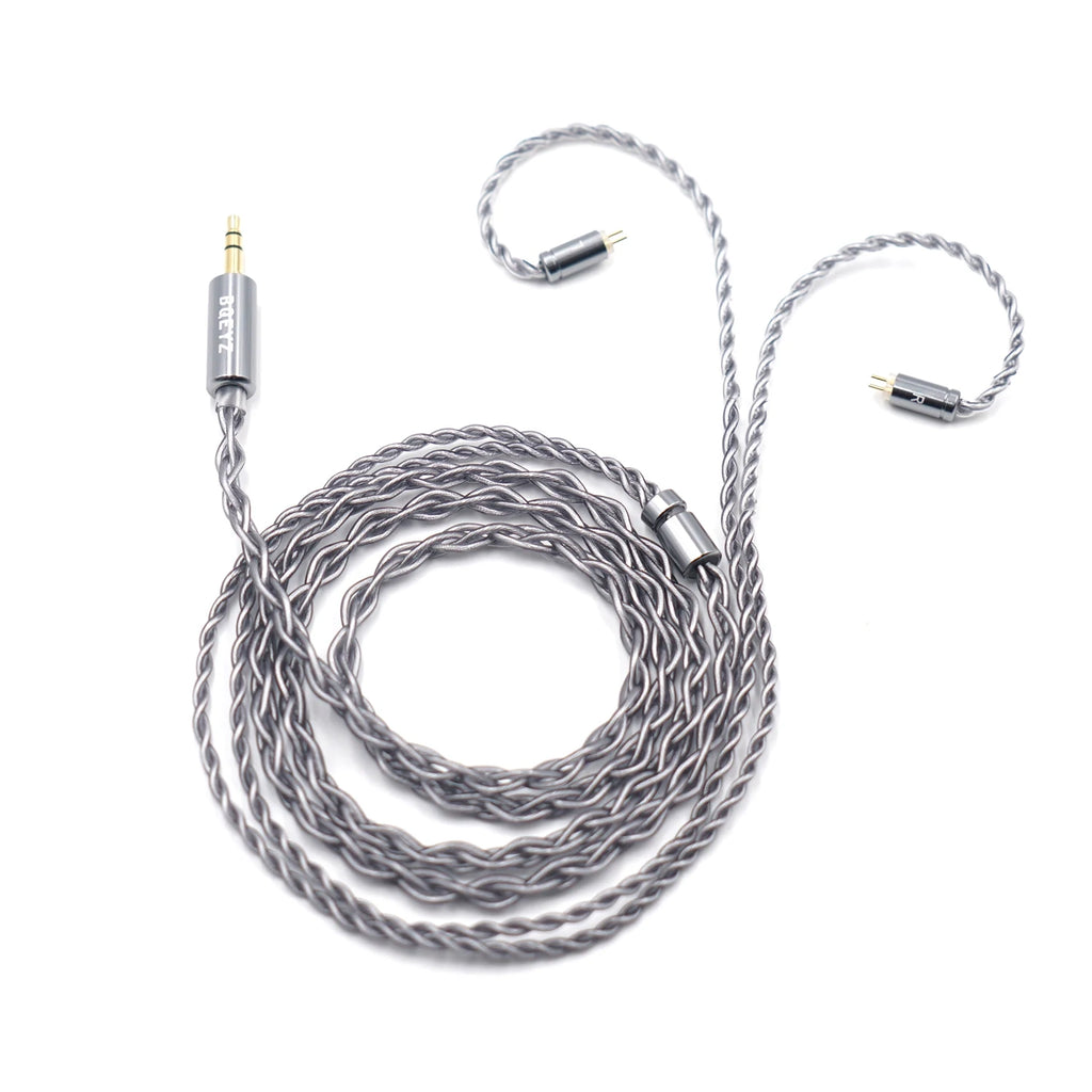 BQEYZ Winter Rime 0.78mm 2-Pin Silver-Plated Copper Detachable IEM Cable