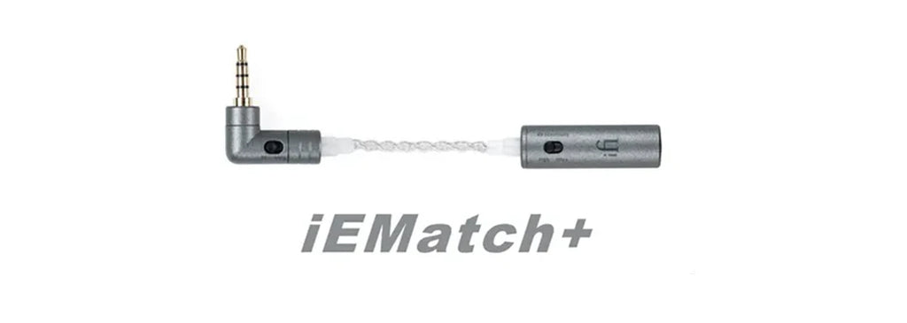 iFi iEMatch+/4.4 Lossless Headphone Impedance Matcher Noise Reduction Attenuator Equalizer 2.5/3.5 to 4.4 mm Headphone Adapter