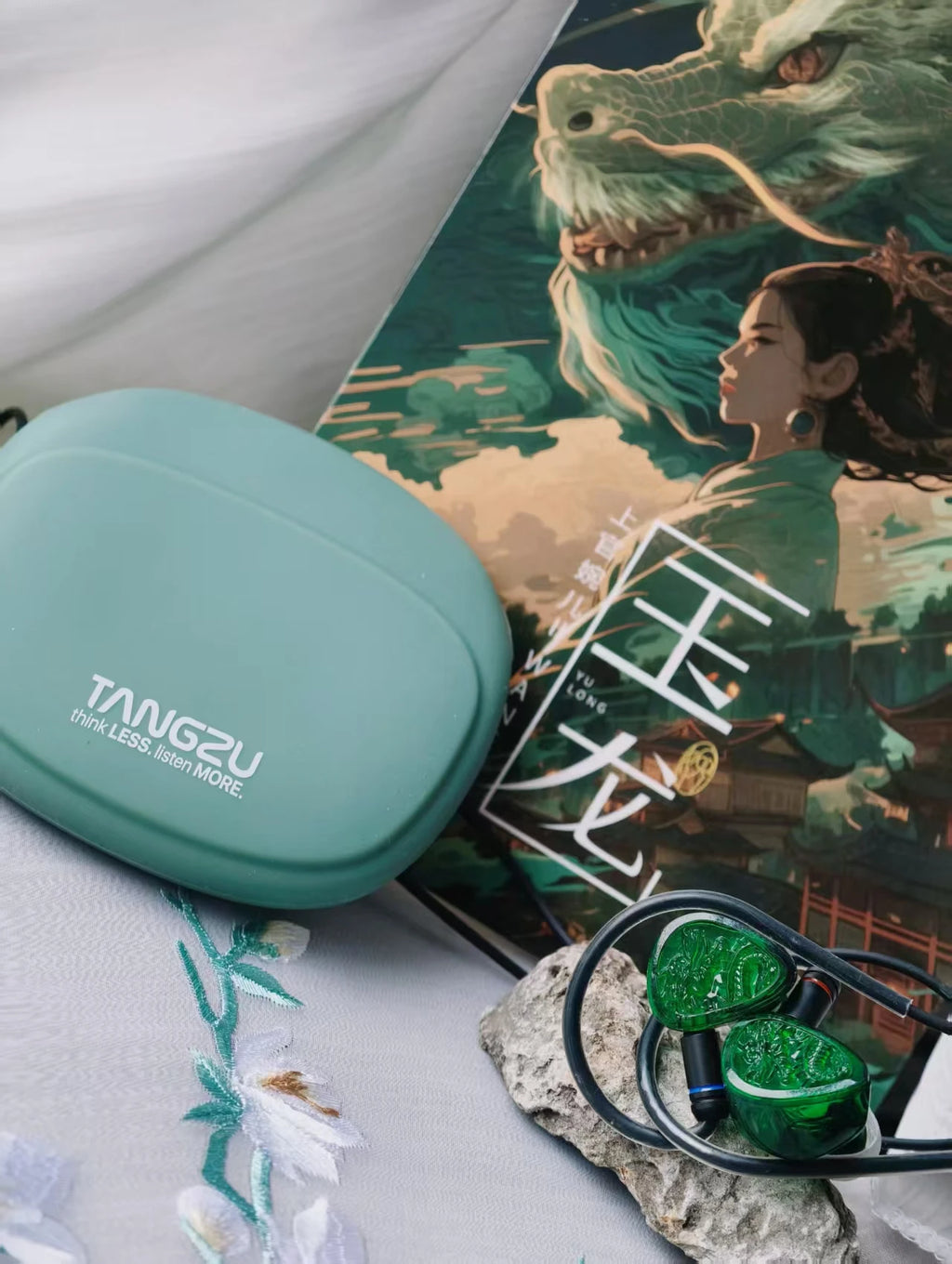 TANGZU Waner 2 Jade Dragon Edition IEM – 10mm PET Dynamic Driver In-Ear Earphones