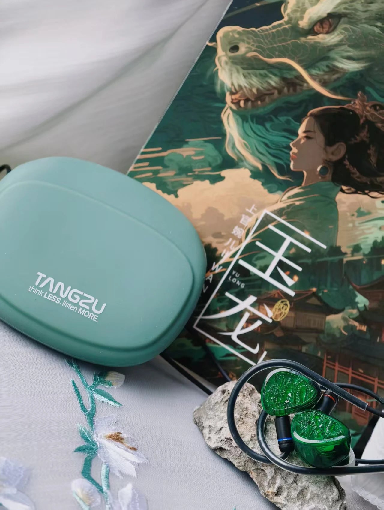 TANGZU Waner 2 Jade Dragon Edition IEM – 10mm PET Dynamic Driver In-Ear Earphones