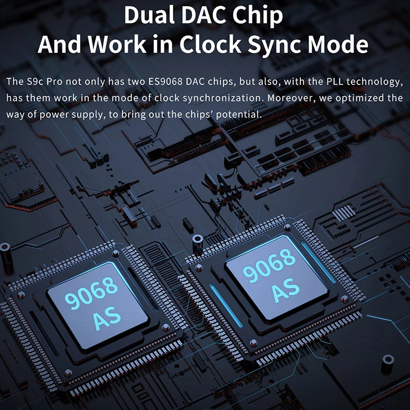 AUNE S9C PRO DAC Headphone Amplifier | ES9068AS Desktop HiFi