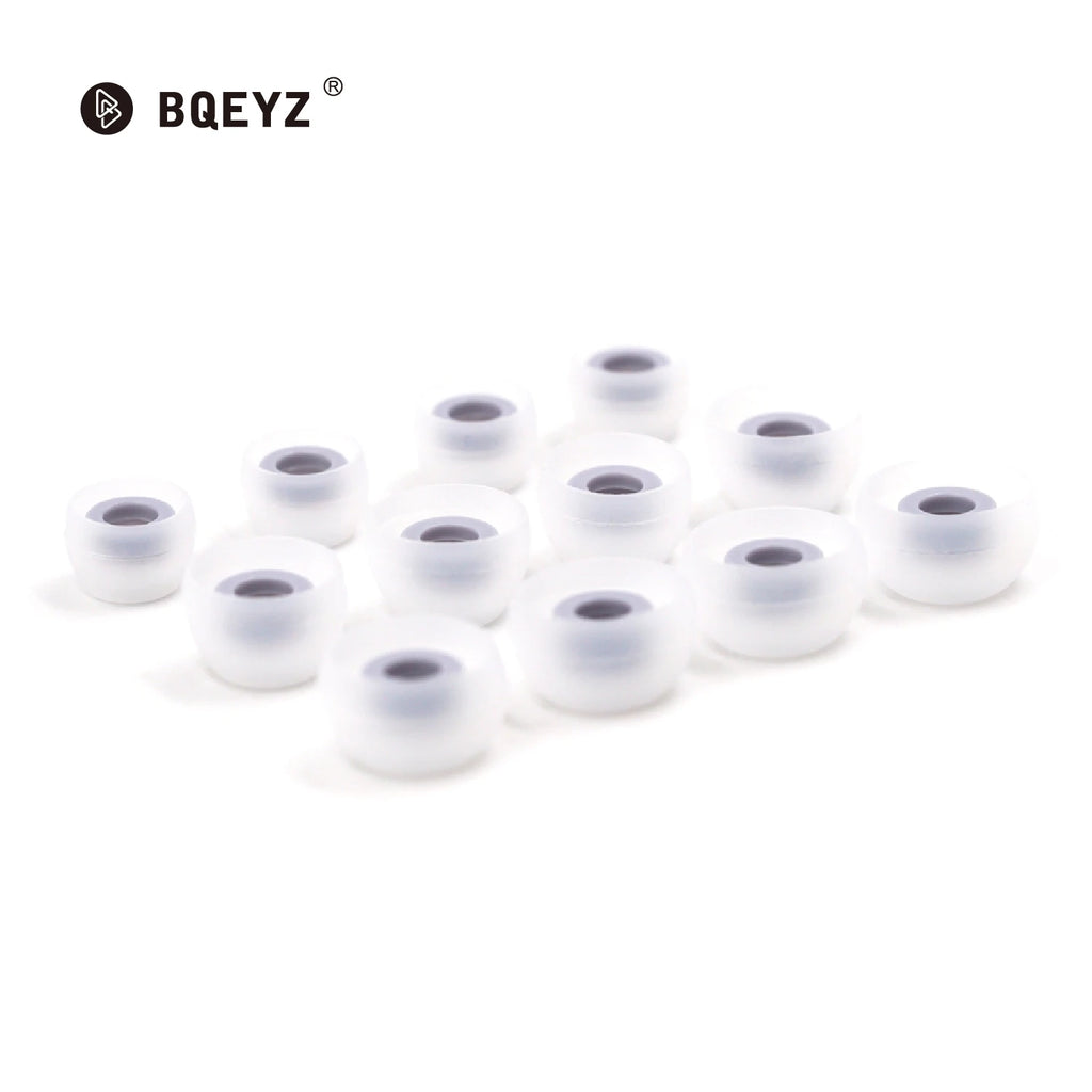 BQEYZ Replacement Eartips – Soft Silicone Tips for Cloud, Winter & Wind