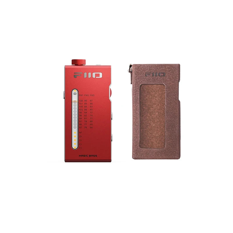FiiO RR11 Portable HiFi FM Radio Receiver - Analog PVR Tuning, Enhanced Bass, 3D Surround Sound, 64-108MHz Coverage